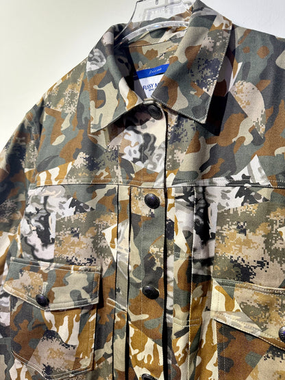 • FUSSY MADE • CAMO PATCHED JACKET