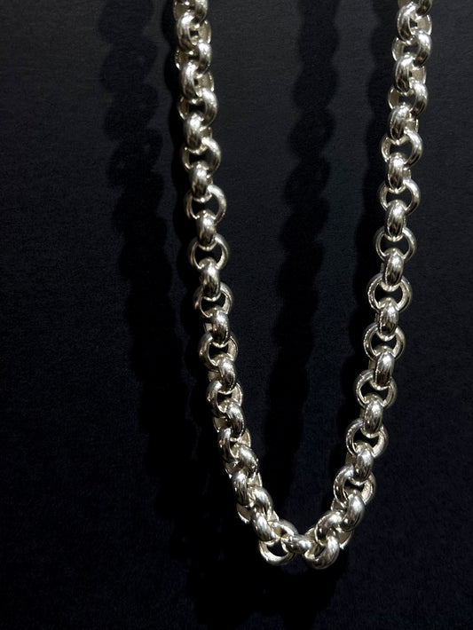 HANDMADE 925 CIRCLE LINK NECKLACE