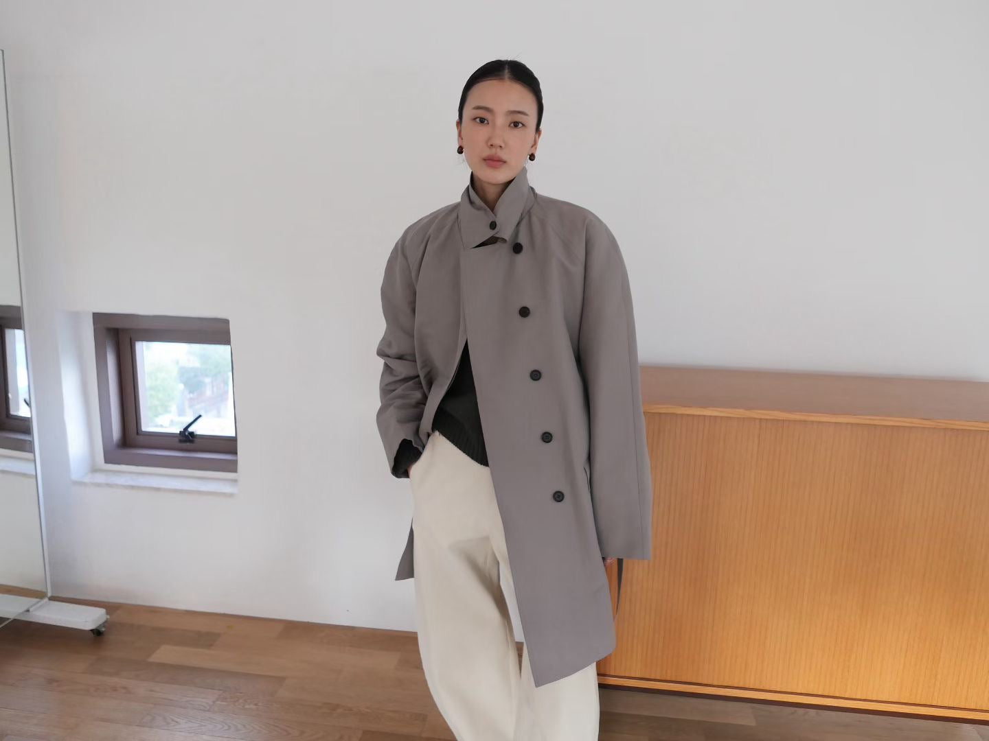 CLASSIC COLLAR BELTED TRENCH