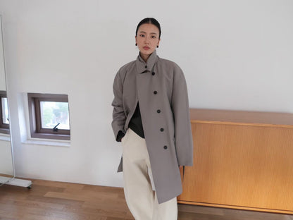 CLASSIC COLLAR BELTED TRENCH