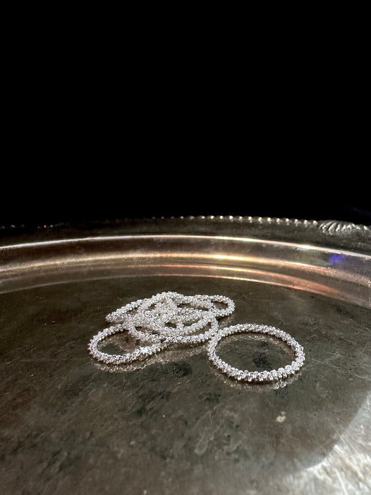 925 BLING BLING LINE RING