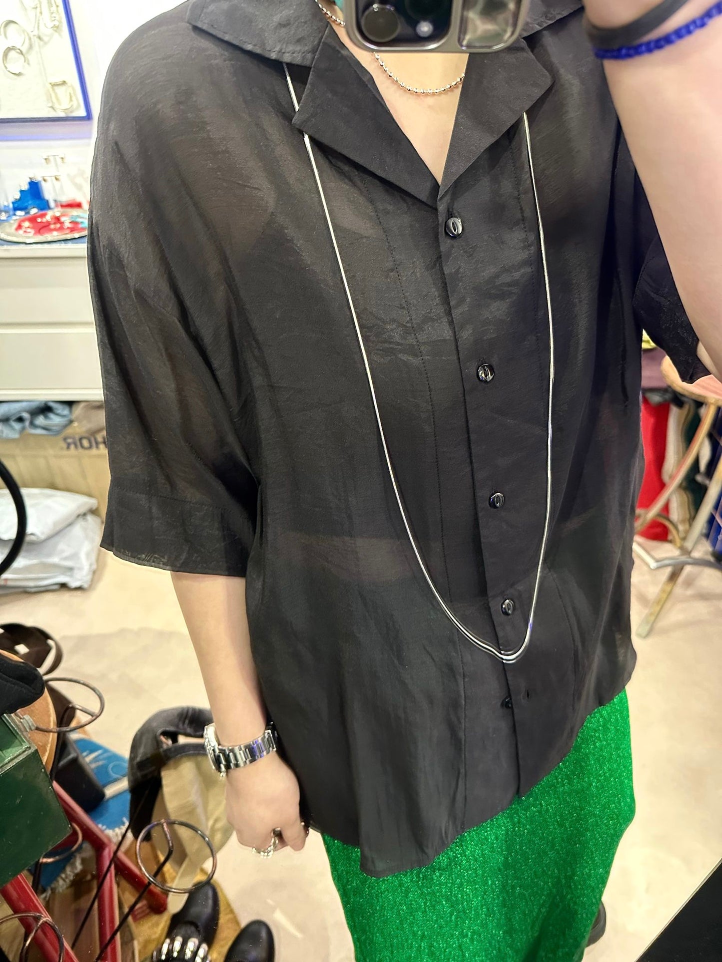 BREEZY SHEER SHIRT