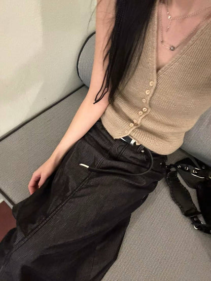 STRAIGHT GRAIN SOFT SKIRT