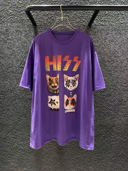 ROCK N ROLL CAT TEE