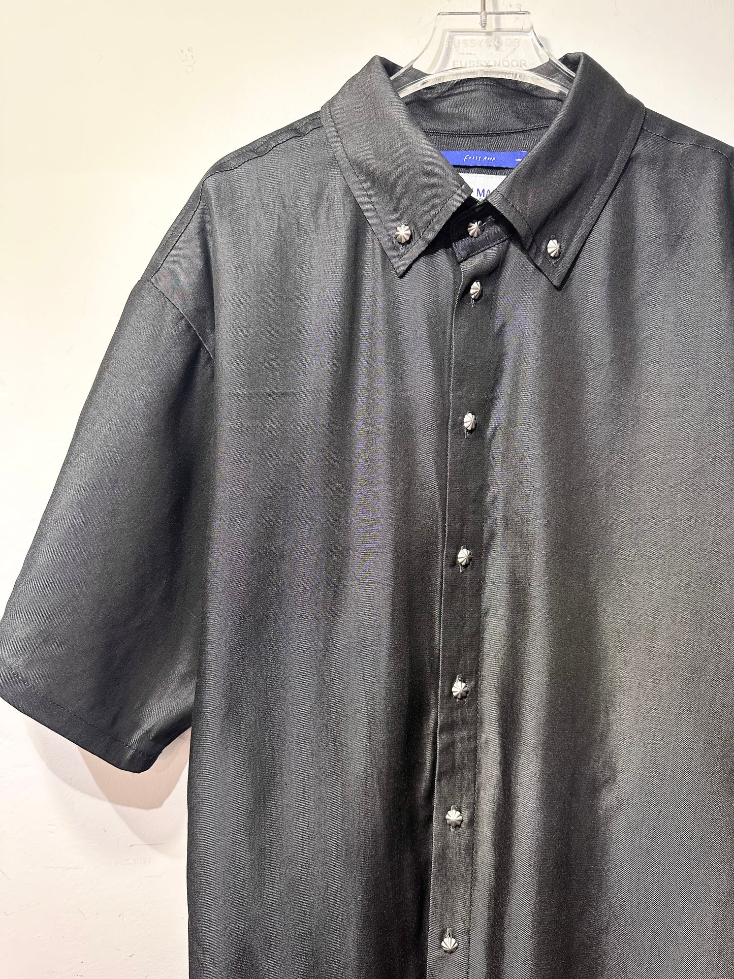 • FUSSY MADE • ICE SILK DENIM SHIRT