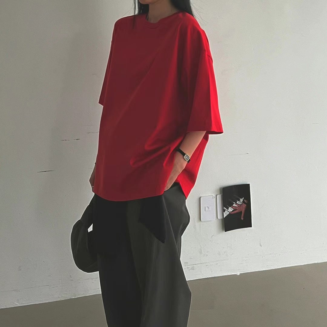 MID LENGTH SLEEVES BASIC TEE