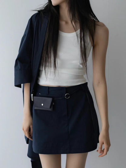 CLASSY MINI SKIRT SHORTS
