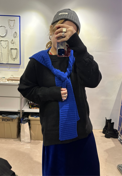*0* KNIT HOOD SCARF
