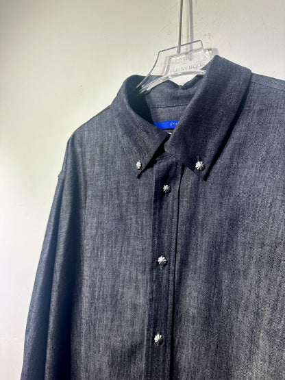 • FUSSY MADE • CRISP RAW DENIM SHIRT