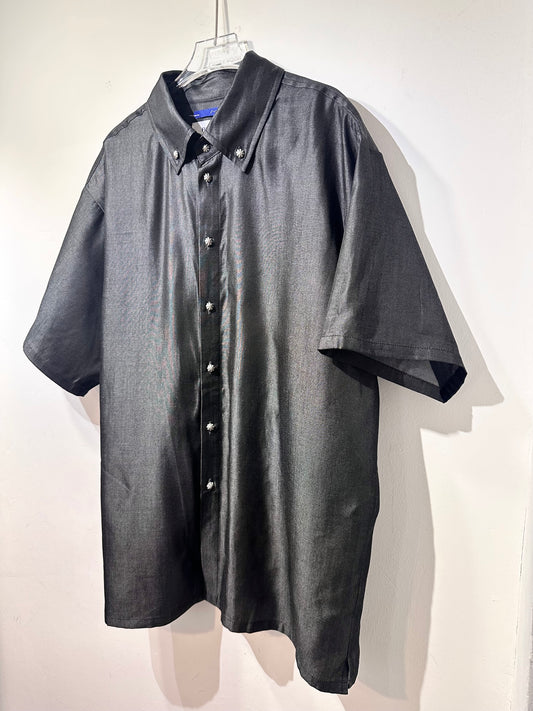 • FUSSY MADE • ICE SILK DENIM SHIRT