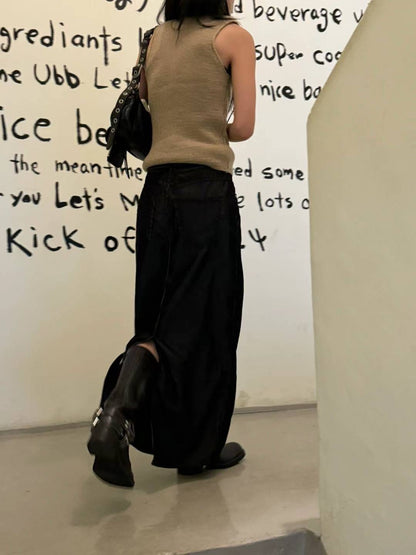 STRAIGHT GRAIN SOFT SKIRT