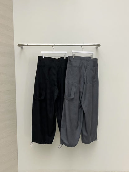 MODERN STRIPE SLOUCHY PANTS
