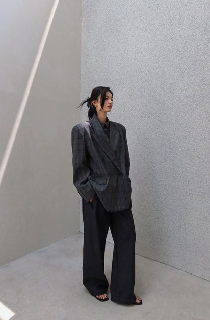 HARMONY CHECKED BLAZER