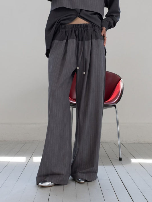 ELEGANT LOUNGE PINSTRIPES PANTS