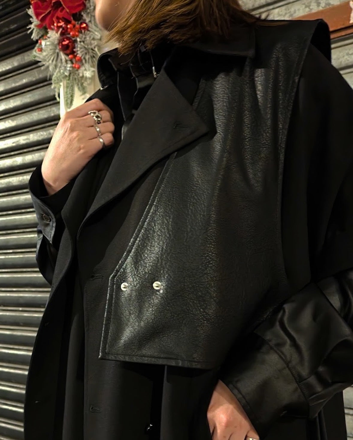 • FUSSY MADE • SHORT SLEEVES TRENCH JACKET