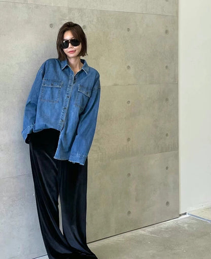 COLOUR VELVET PANTS
