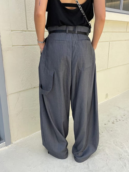 MODERN STRIPE SLOUCHY PANTS