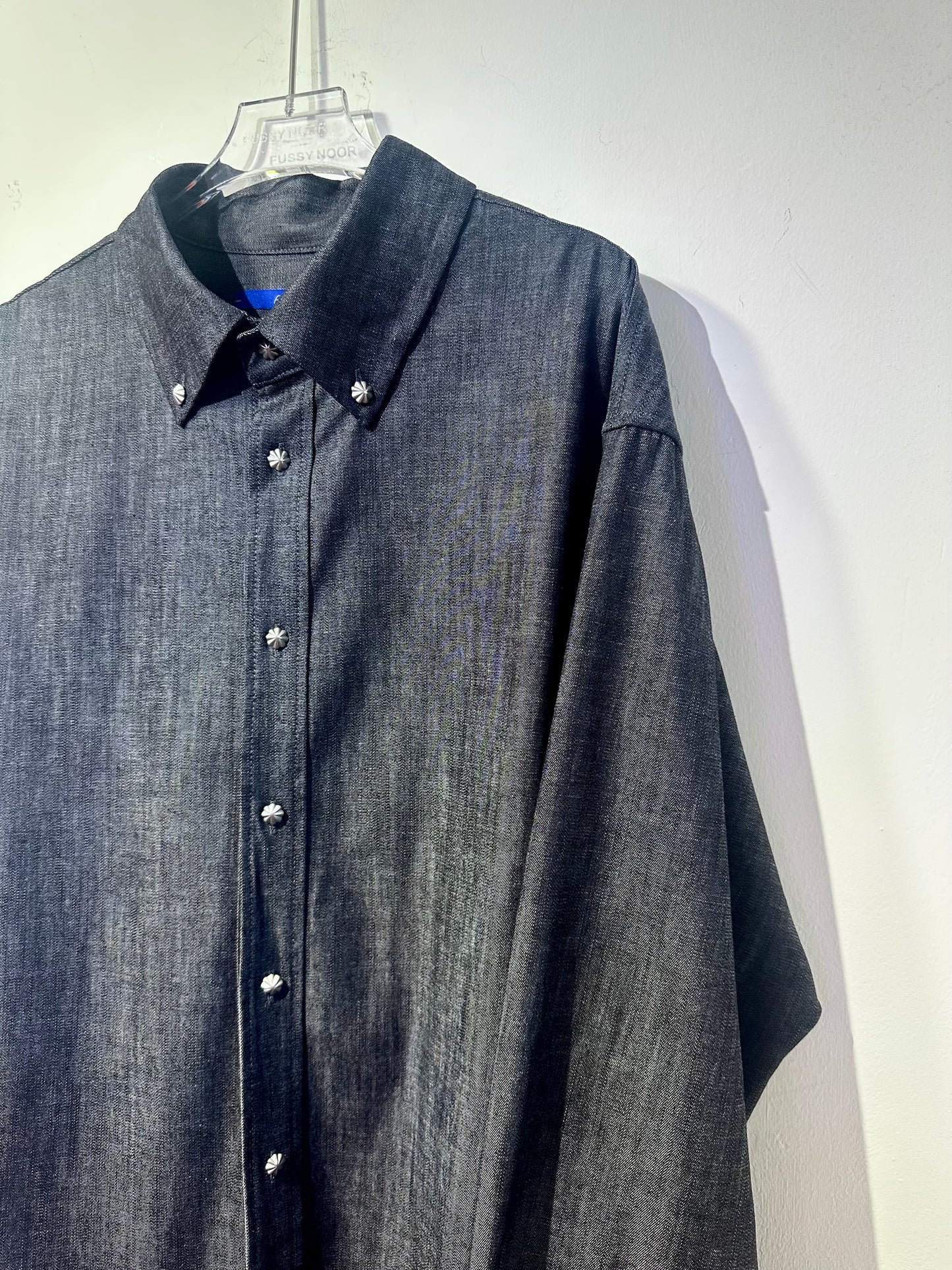 • FUSSY MADE • CRISP RAW DENIM SHIRT