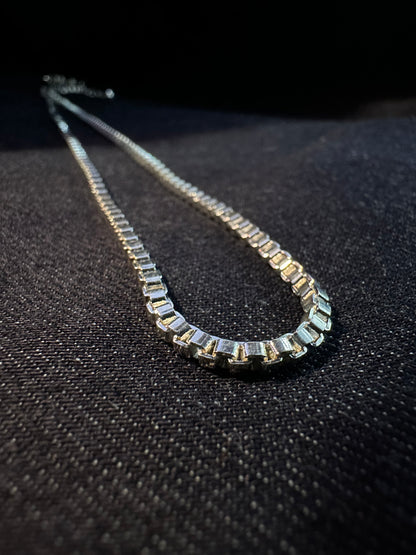 925 CABLE SQUARE NECKLACE
