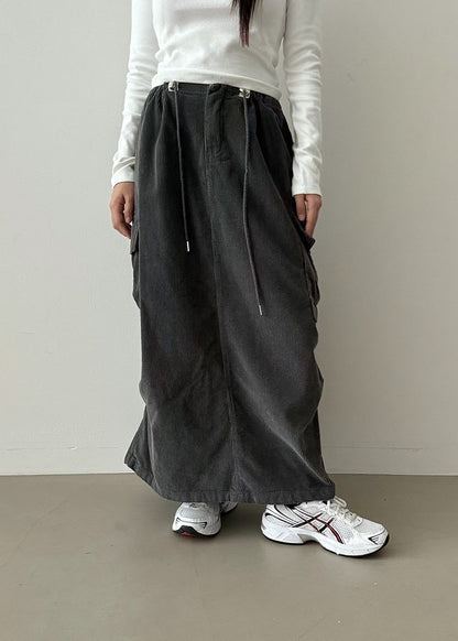 CORDUROY WASHING SKIRT
