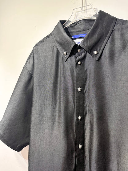 • FUSSY MADE • ICE SILK DENIM SHIRT