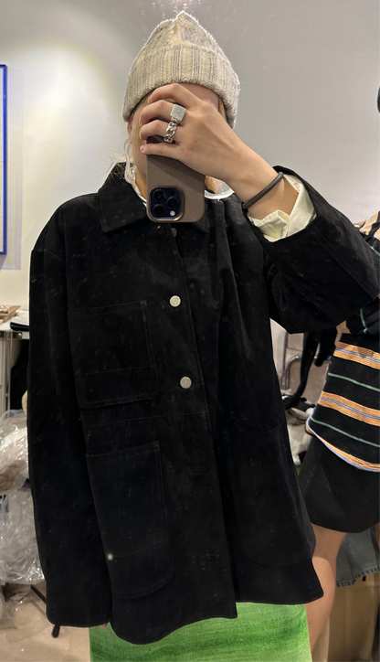 SUEDE WORKER JACKET