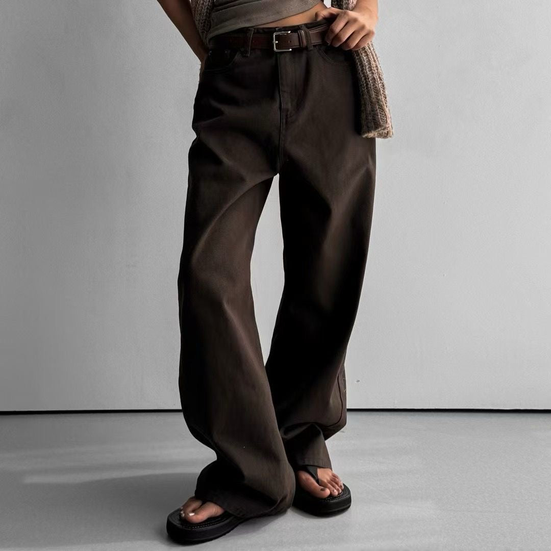 WIDE LEG BROWNIE JEANS