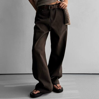 WIDE LEG BROWNIE JEANS
