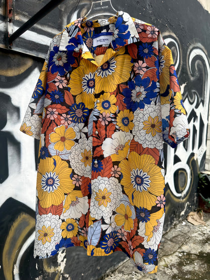 • FUSSY MADE • BOHO FLORAL PRINTED SHIRT