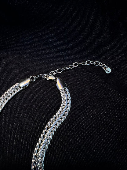 925 FLAT BRAID NECKLACE