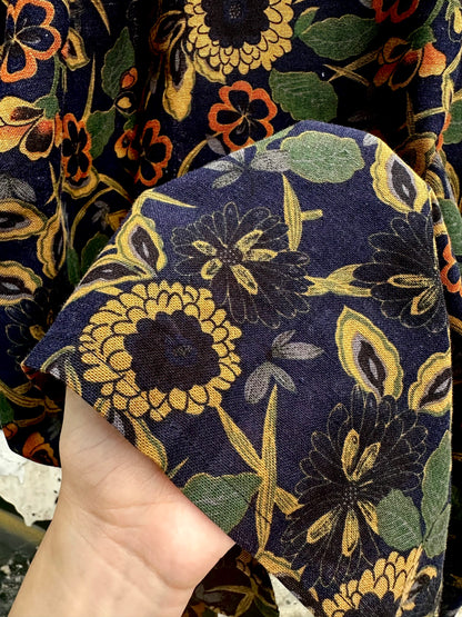 • FUSSY MADE • VINTAGE INSPIRED FLORAL MOTIF SHIRT