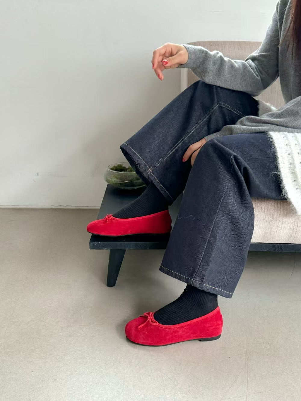 GRANDMA LEATHER SHOES