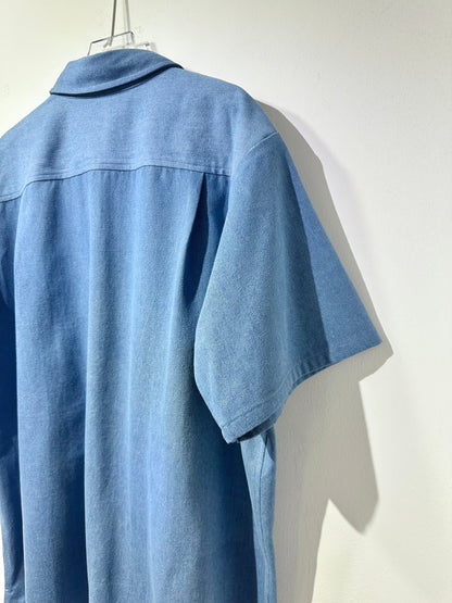• FUSSY MADE • LIGHT BLUE HUE DENIM SHIRT ( WITH SCARF )