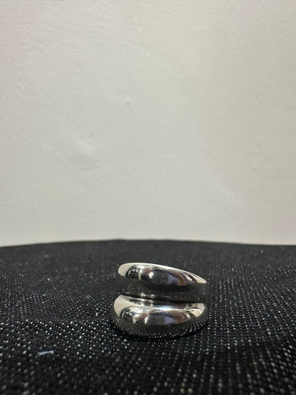 925 CHUNKY DOUBLE BOLD RING