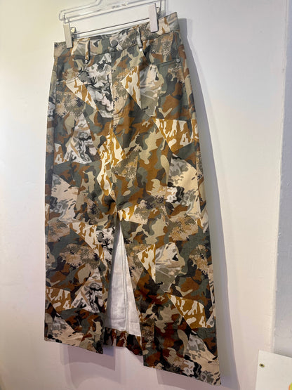 • FUSSY MADE • CAMO PATCHED SKIRT
