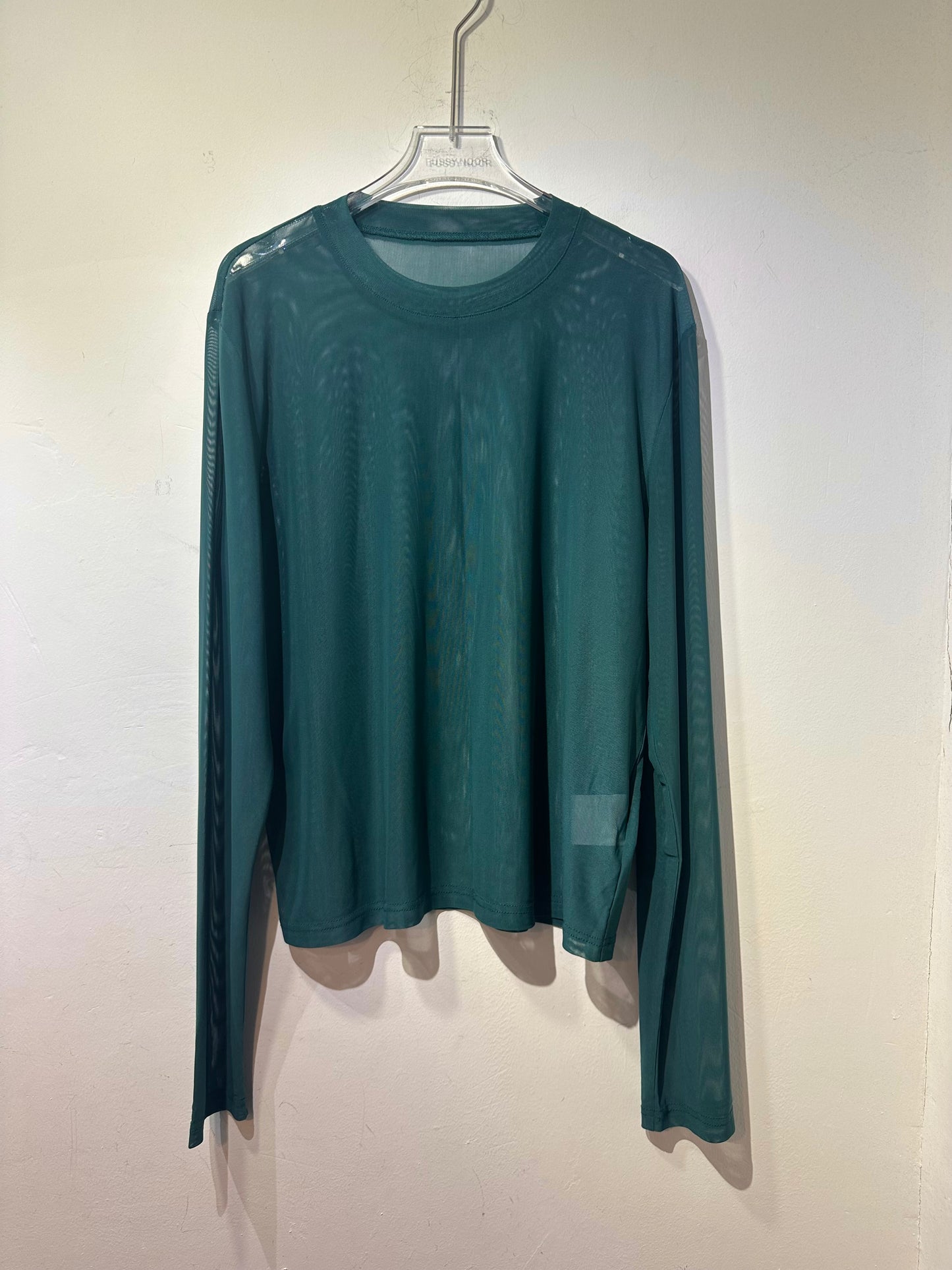 • FUSSY MADE • SHEER MESH TOP