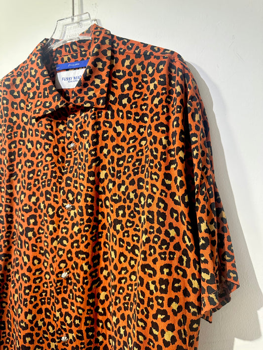 • FUSSY MADE • MARMALADE BOLD LEOPARD SHIRT
