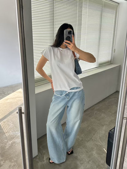 DISTRESSED EDGY ESSENCE TEE