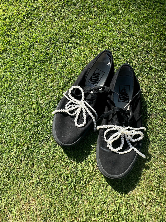 BIG PEARL RIBBON SHOES CLIPS