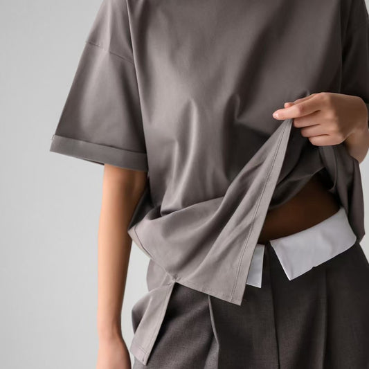 PREMIUM FOLDED SLEEVES TEE