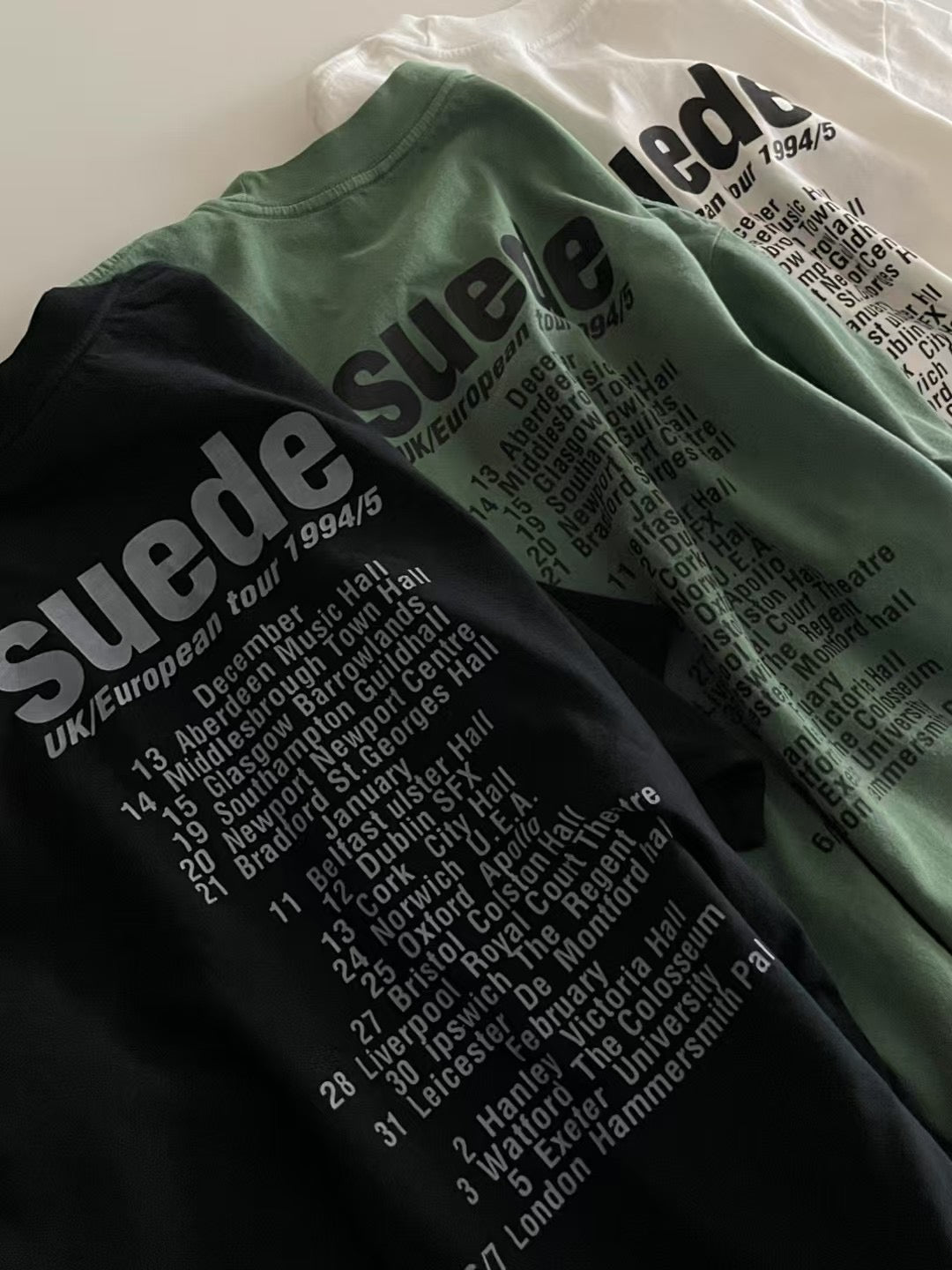 SUEDE TEE - 3 COLOURS