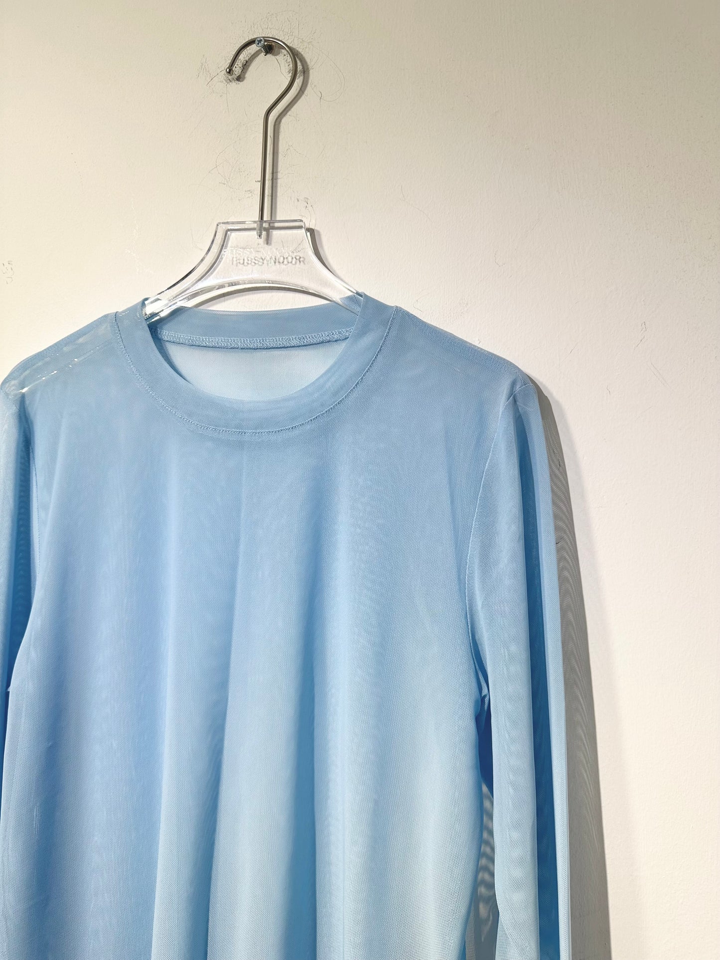 • FUSSY MADE • SHEER MESH TOP