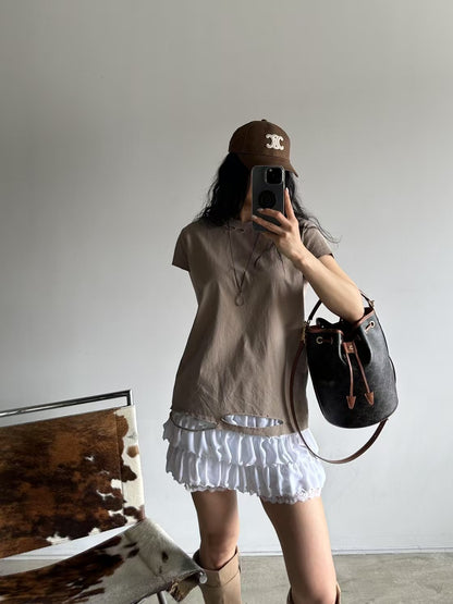DISTRESSED EDGY ESSENCE TEE