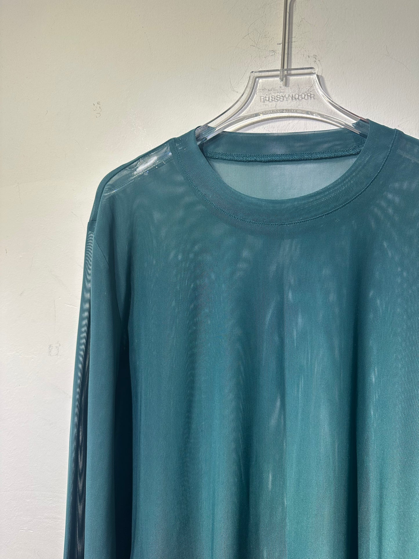 • FUSSY MADE • SHEER MESH TOP