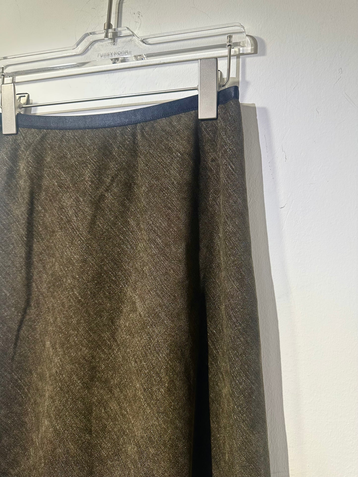 ELEGANT DIAGONAL WEAVE SKIRT