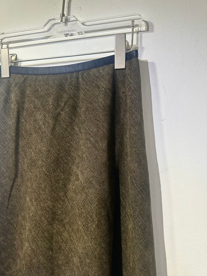 ELEGANT DIAGONAL WEAVE SKIRT