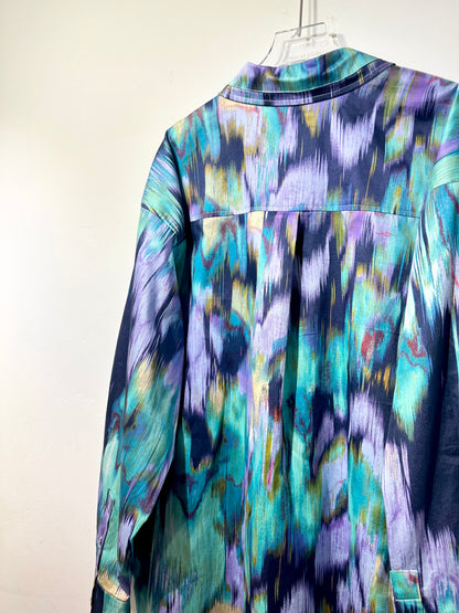 • FUSSY MADE • WATERCOLOR ABSTRACT SHIRT