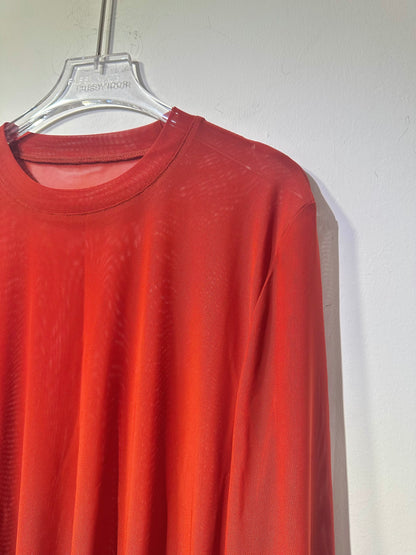 • FUSSY MADE • SHEER MESH TOP