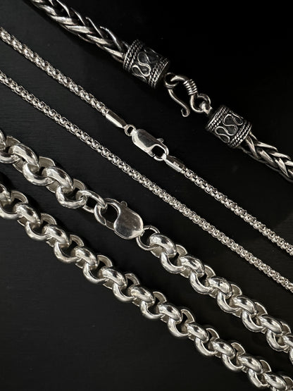 HANDMADE 925 ARROW BRAID NECKLACE