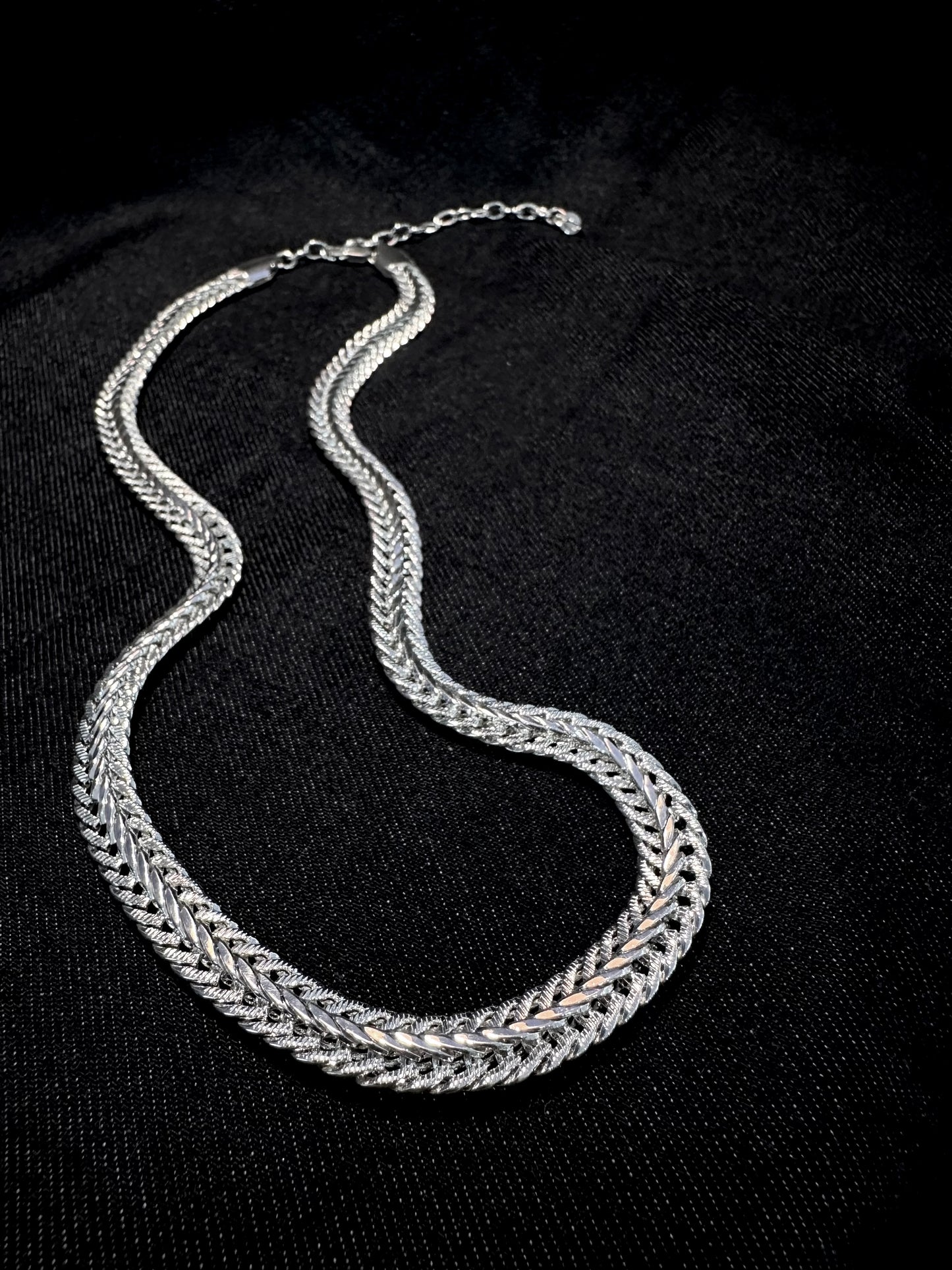 925 FLAT BRAID NECKLACE